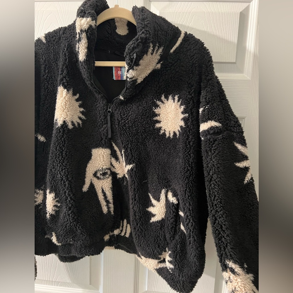 Urban Outfitters Cozy Sherpa Zip-Up - Picture 4 of 5